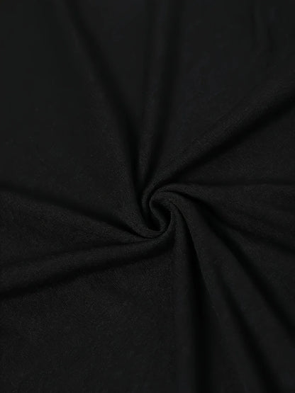 Sexy Summer Sleeveless Mini Dress – Black Print