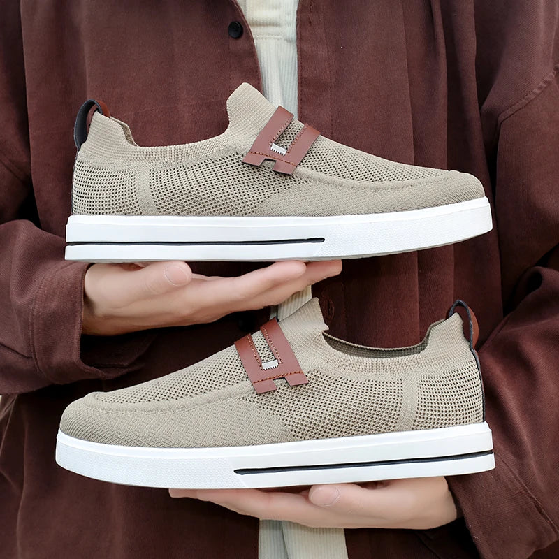 Men's Casual Lightweight Breathable Sports Walking Canvas Shoes