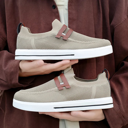 Men's Casual Lightweight Breathable Sports Walking Canvas Shoes