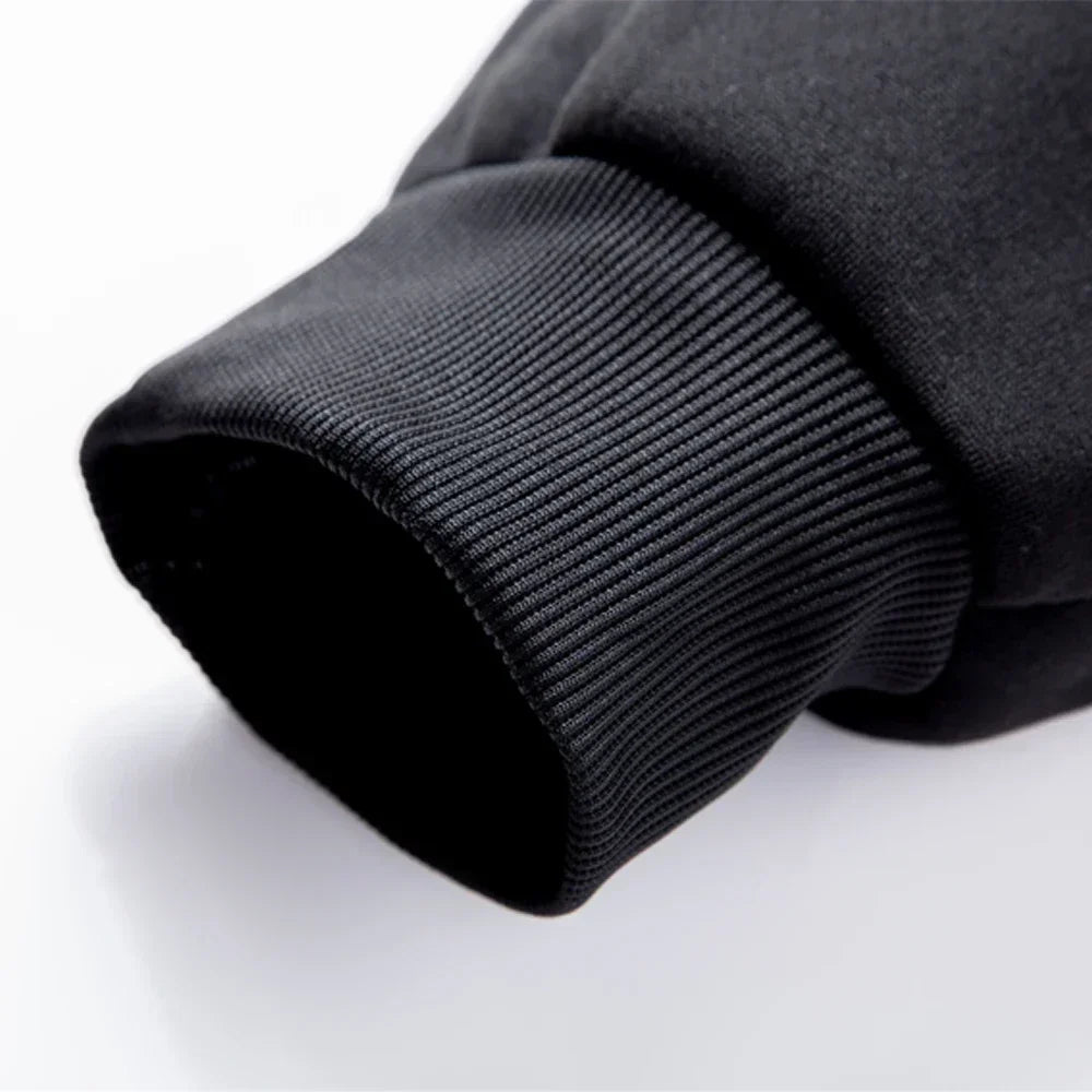 Men's Paris Letter Fleece Hoodie & Pants Set – Casual Sportswear