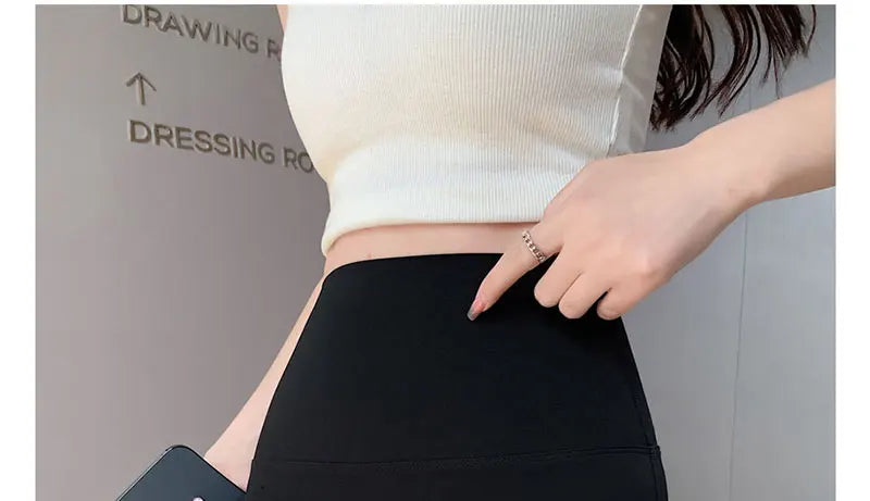 Women's Summer High Waisted Safety Shorts – Thin Shark Pants