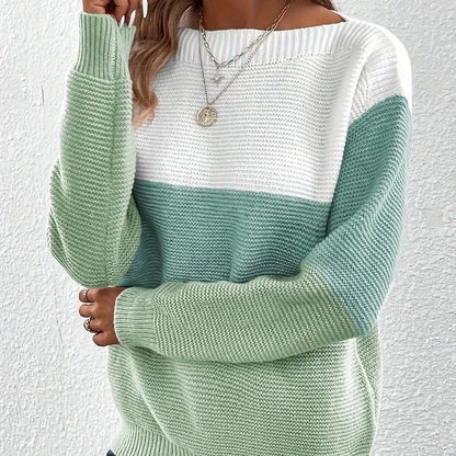 Women Sweater, Long Sleeve Casual Fall Warm Jumper Comfortable Trendy