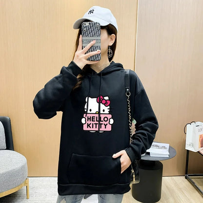 Kuromi Anime Cute Women's Hoodie Y2K Sweatshirt