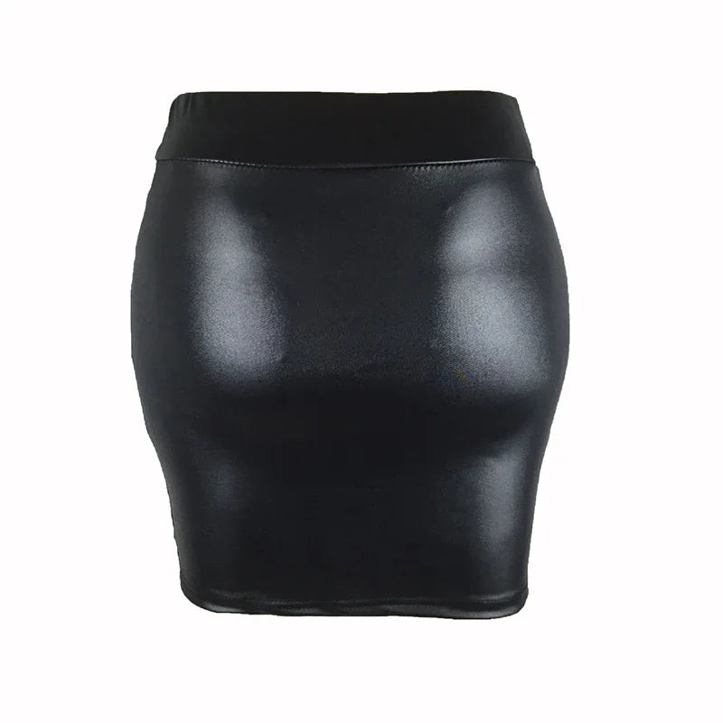 Women Summer High-Waist Mini Bodycon Skirt