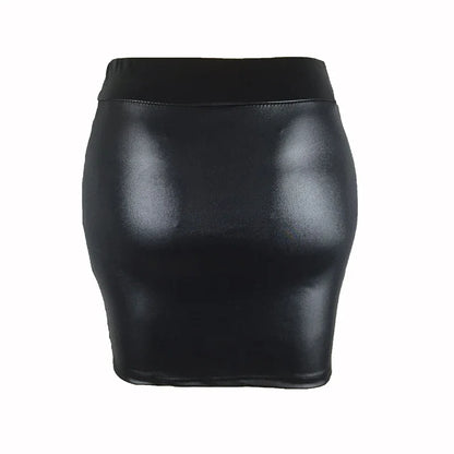 Women Summer High-Waist Mini Bodycon Skirt