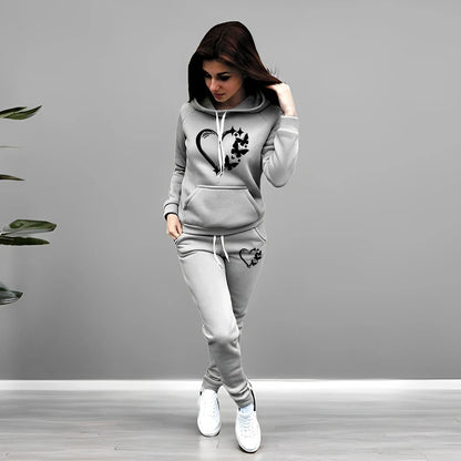 Women's Butterfly Jogger Set – Hoodie & Sweatpants 2025