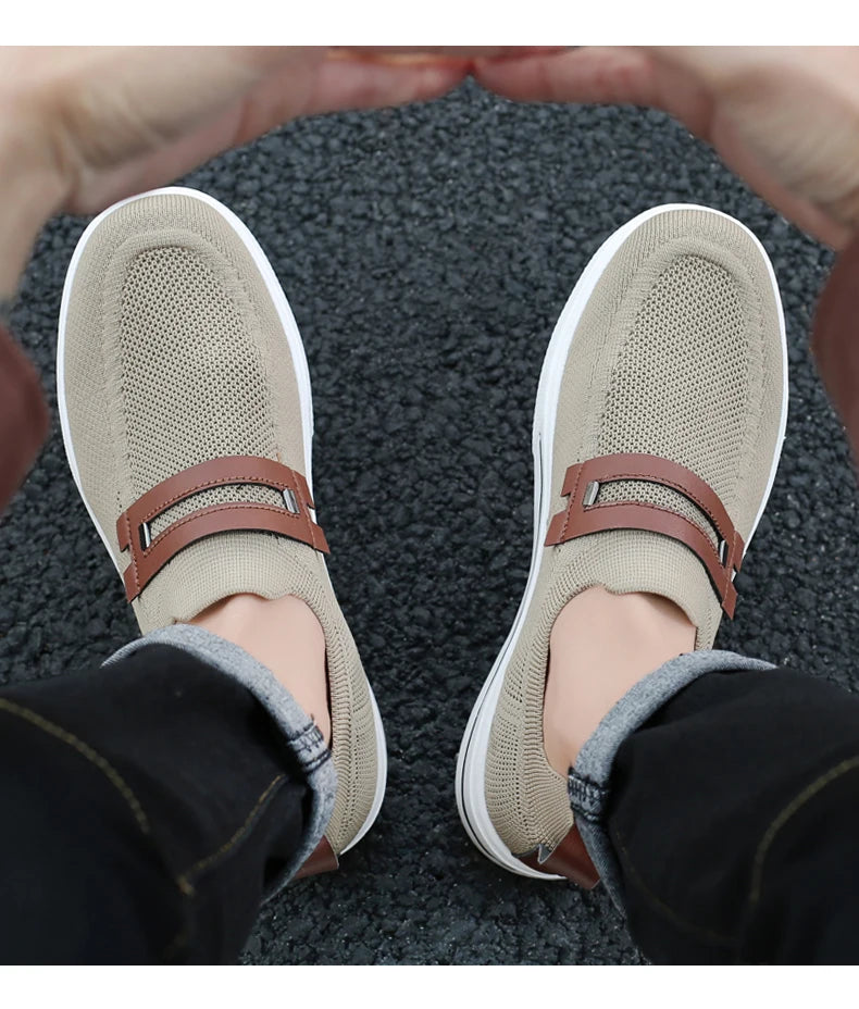 Men's Casual Lightweight Breathable Sports Walking Canvas Shoes