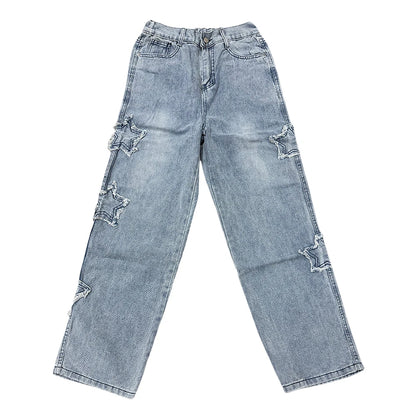 Men's Gothic Wide-Leg Y2K Jeans