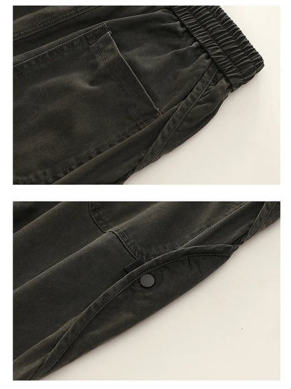 Men’s Oversize Cargo Pants Streetwear Joggers