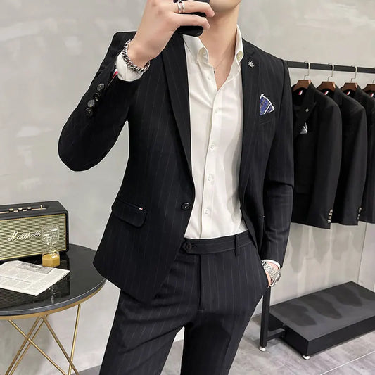 Men's Luxury Two-Piece Wedding & Business Suit