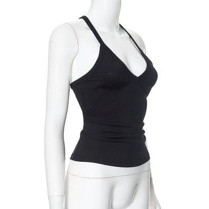 Women’s V-Neck Ribbed Tank Top – Spring/Summer 2025