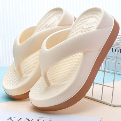 Trendy women flip flops 2024, casual platform sandals
