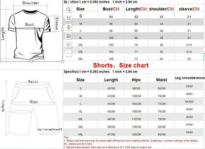 Men's Summer Sports Set – T-Shirt & Shorts 2025