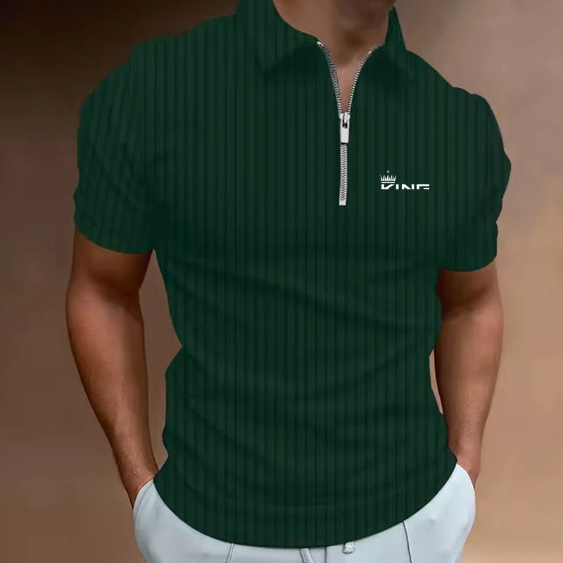 Men Polo Shirt Summer Short Sleeve Luxury Fashion