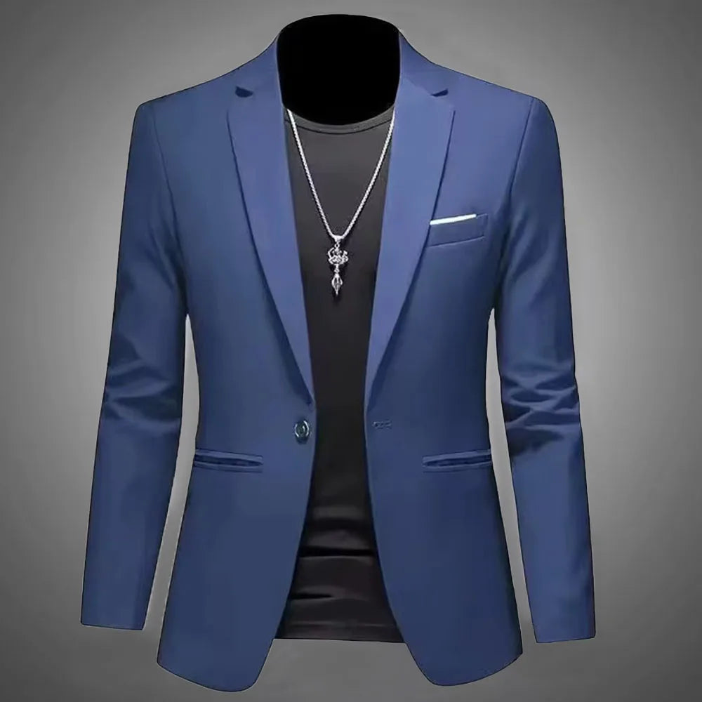 Men's Slim Fit Casual Business Blazer