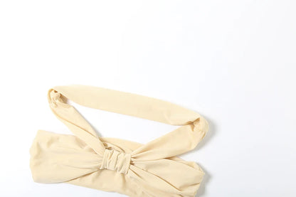 Weird Puss Patchwork 2-Piece Set – Backless Crop Top & Skirt