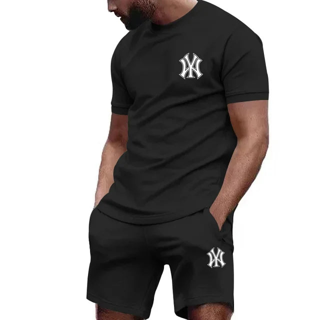 Men's Summer Sports Set – T-Shirt & Shorts 2025