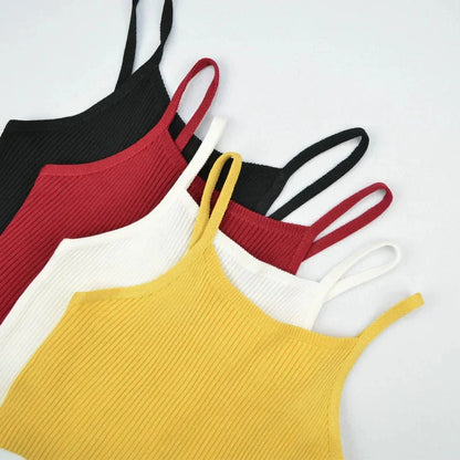 Girls Summer Lace-Up Crop Tank Top