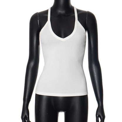 Women’s V-Neck Ribbed Tank Top – Spring/Summer 2025