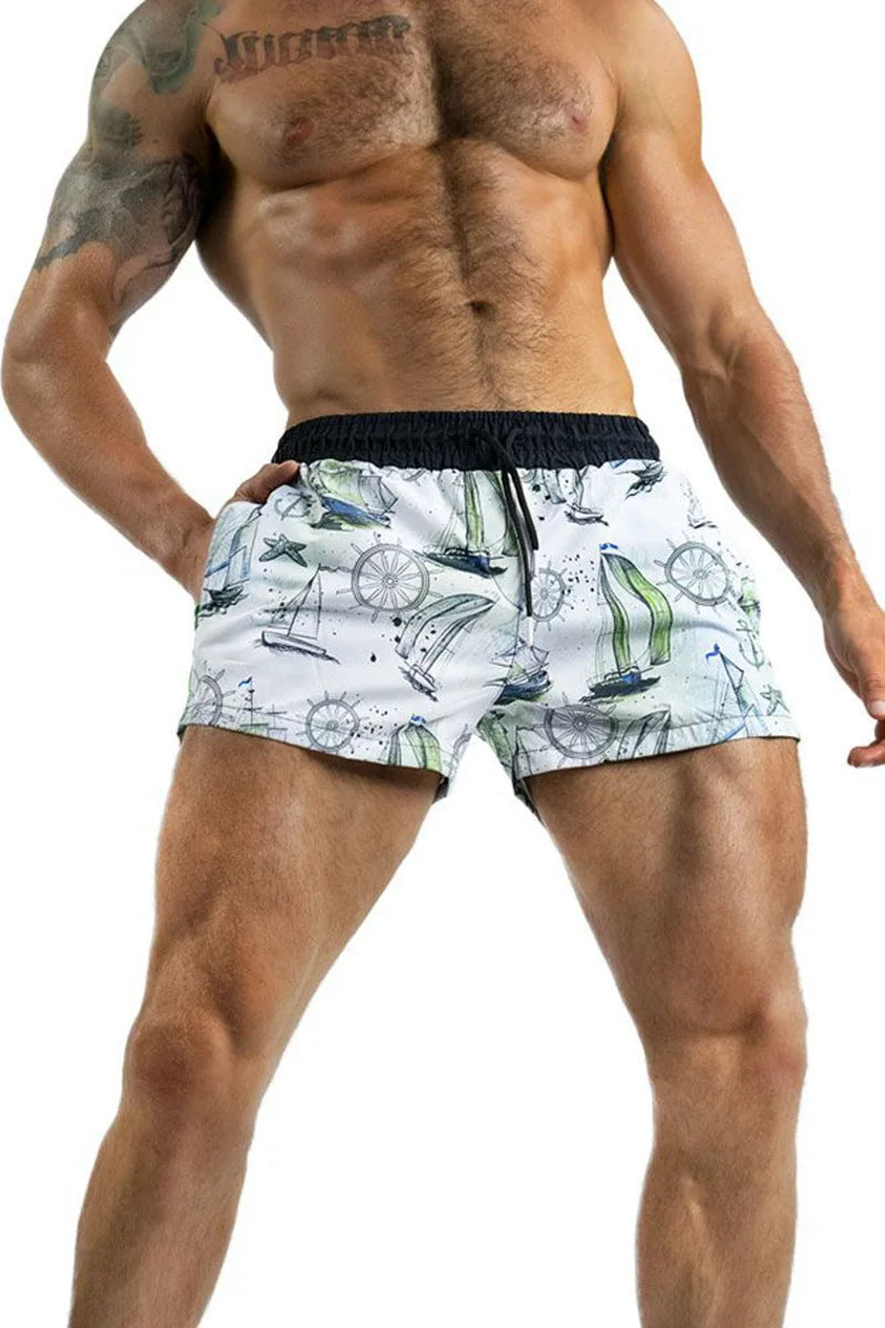 Men’s Camo Sports Quick-Dry Shorts