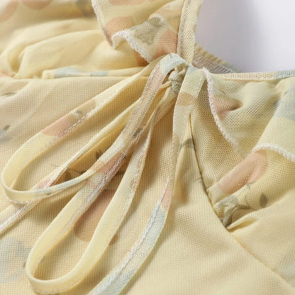 Sexy Summer Floral Dress – Sleeveless Backless 2025