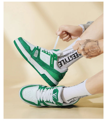 Luxury 2025 LV sneakers, unisex casual fashion shoes