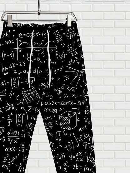 Men's Autumn 2025 Street Trousers – Soft 3D Graffiti