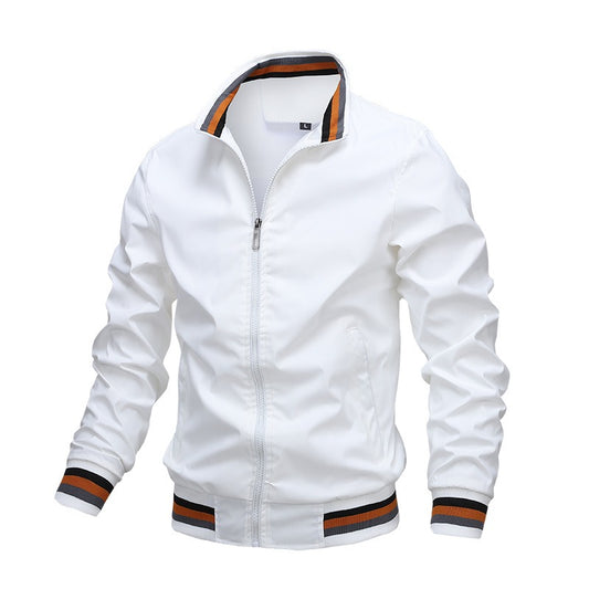 Men's Autumn Winter Waterproof Zipper Bomber Jacket