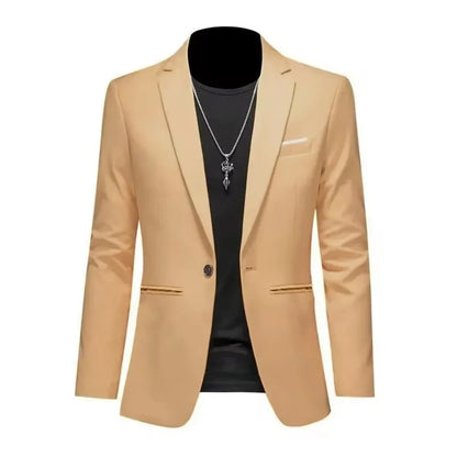 Men's Slim Fit Casual Business Blazer