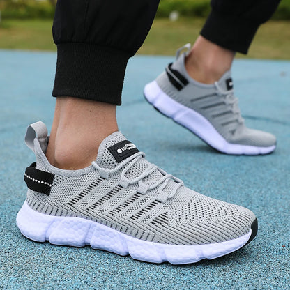 Men’s Breathable Mesh Running Shoes Comfortable Stylish Outdoor