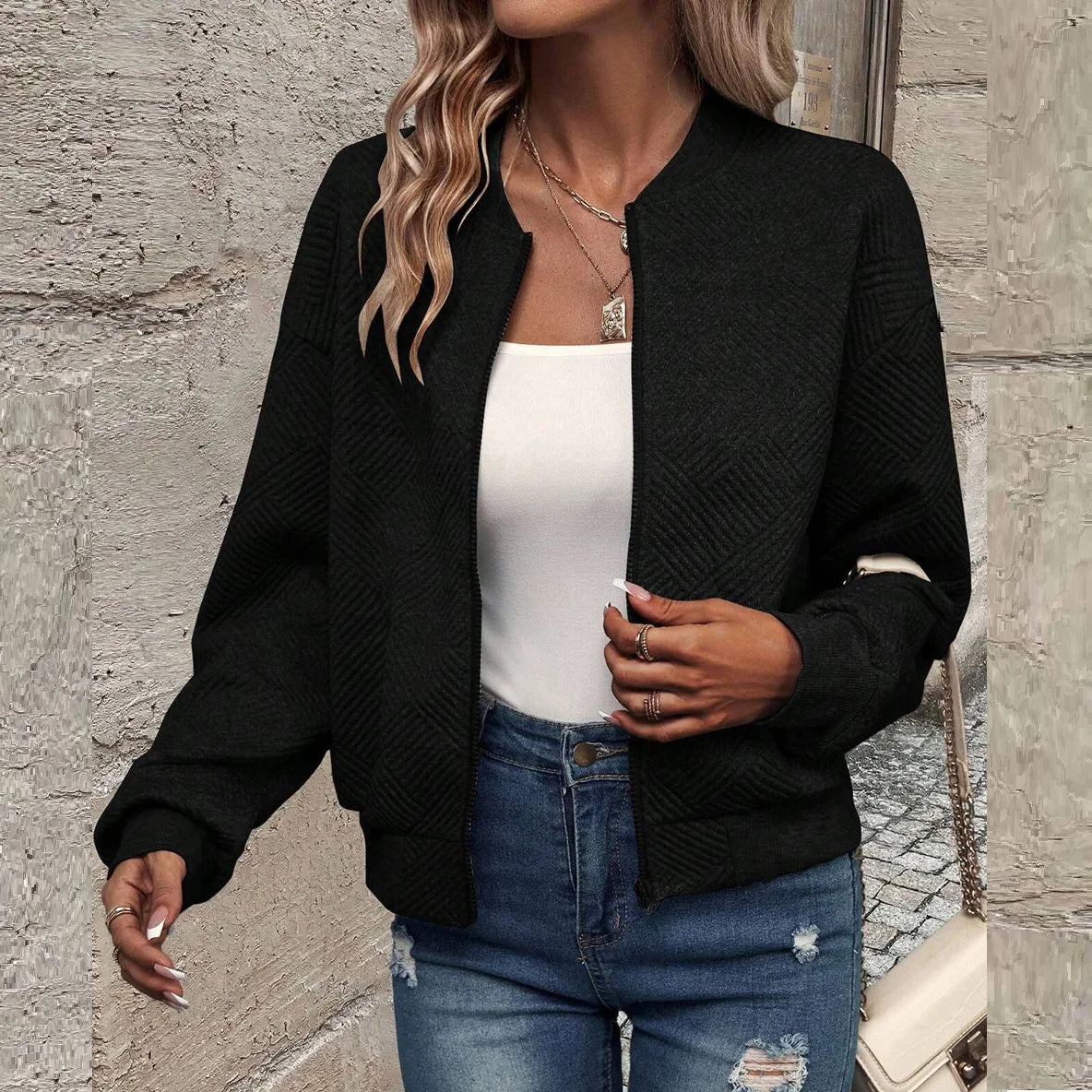 Women's Autumn Winter Zipper Jacket