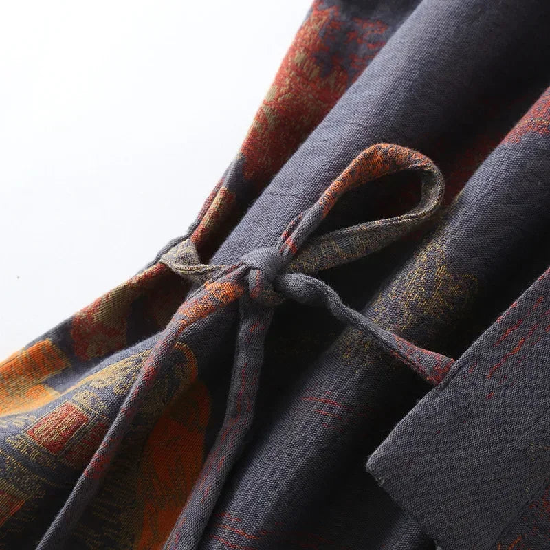 Men's Cotton Kimono Robe – Spring Roomwear