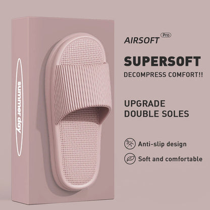 Unisex summer EVA slippers, non-slip, lightweight, comfy