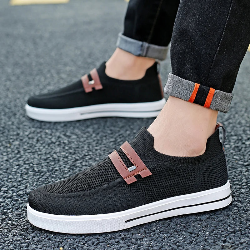 Men's Casual Lightweight Breathable Sports Walking Canvas Shoes