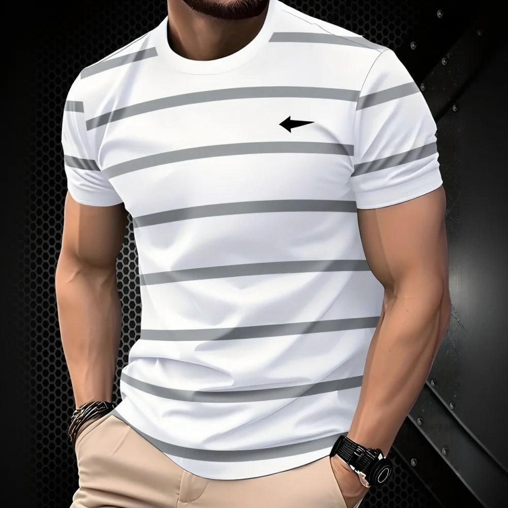 Men's Graphic 3D T-Shirt – Summer Y2K Style