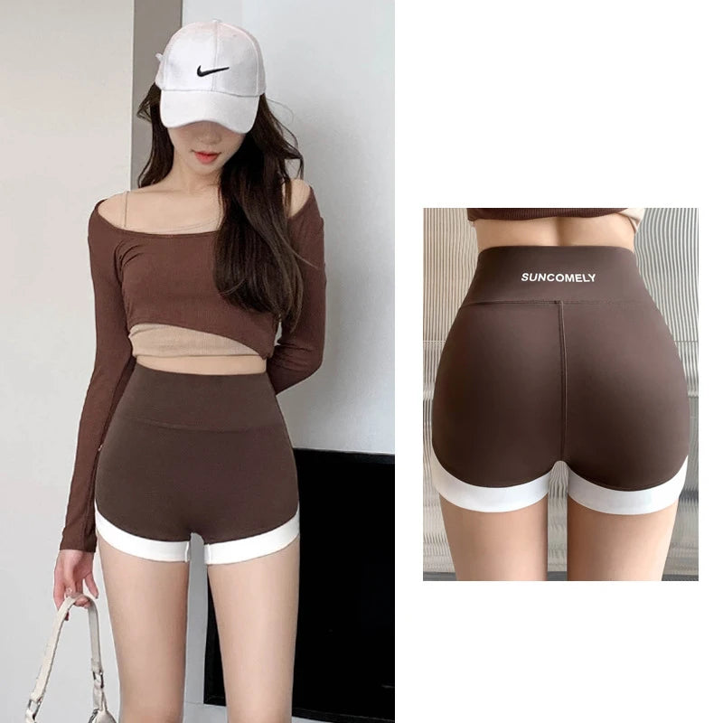 Women's Summer High Waisted Safety Shorts – Thin Shark Pants