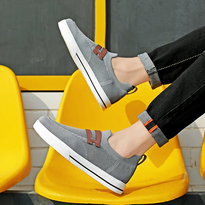 Men's Casual Lightweight Breathable Sports Walking Canvas Shoes