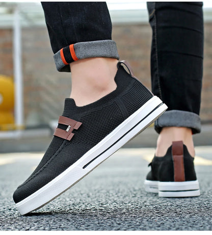 Men's Casual Lightweight Breathable Sports Walking Canvas Shoes