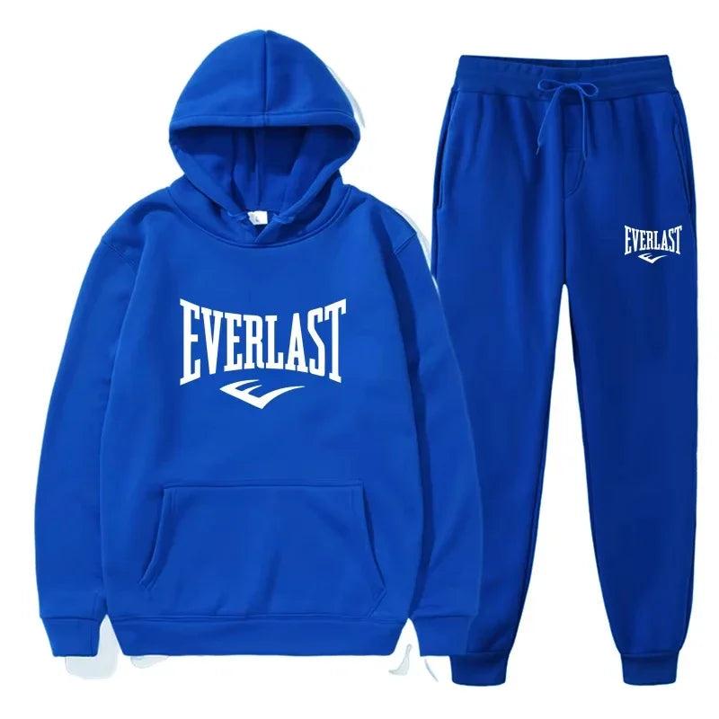 Men's EVERLAST Gym Hoodie & Running Set