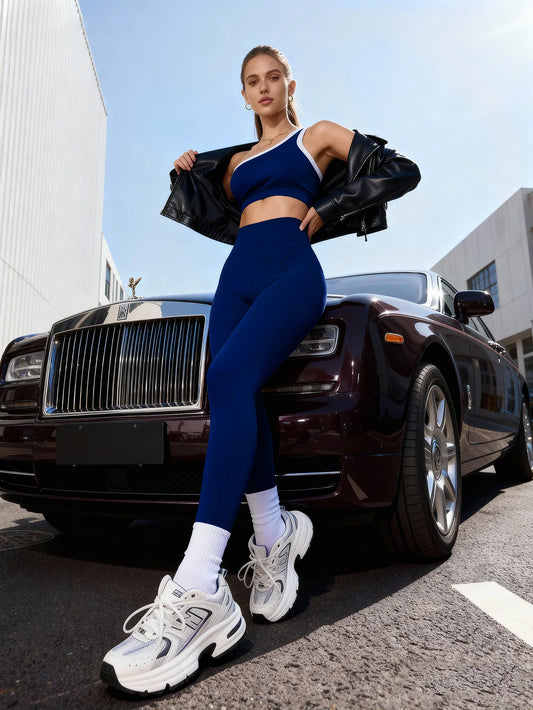 Women’s 2pcs Yoga Set – High Waist Leggings & Bra