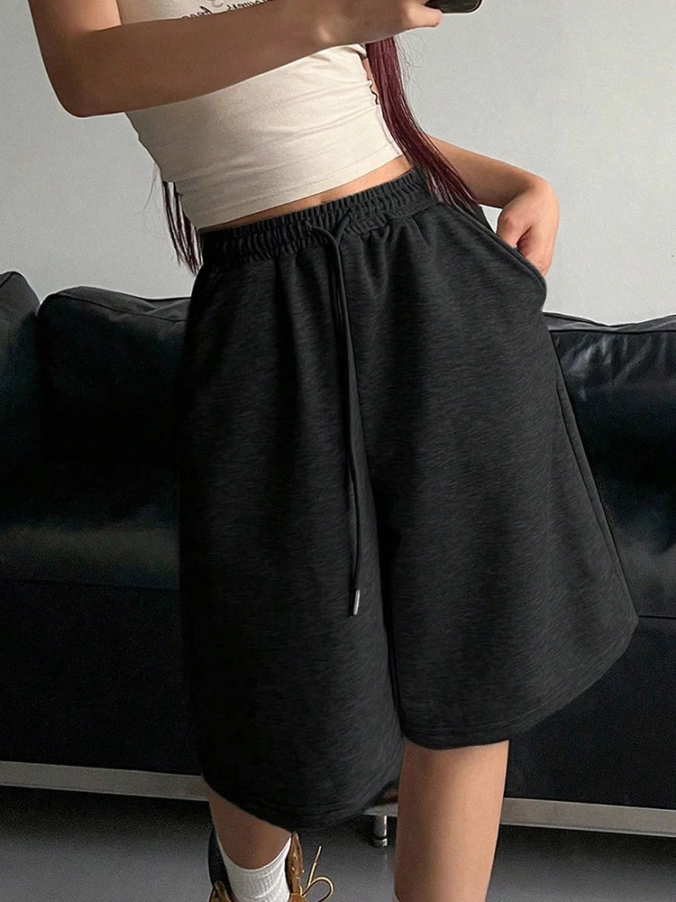 Women's summer lace-up shorts – casual & versatile