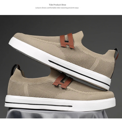Men's Casual Lightweight Breathable Sports Walking Canvas Shoes