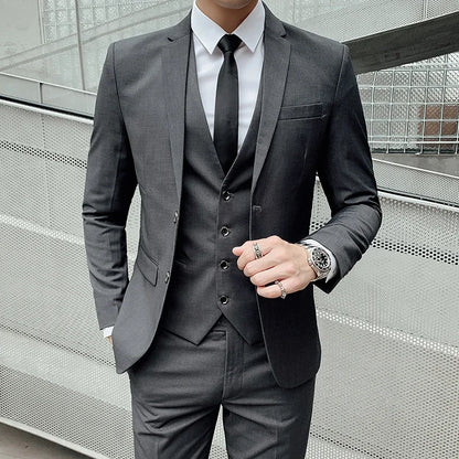 Gentleman Fashion Suit for Men – Slim Fit Business & Wedding Style