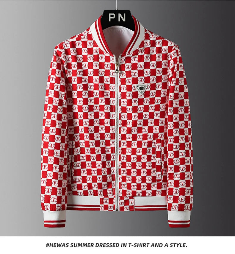 Men's Slim Casual Jacket, Lightweight, Windproof, Sizes up to 5XL