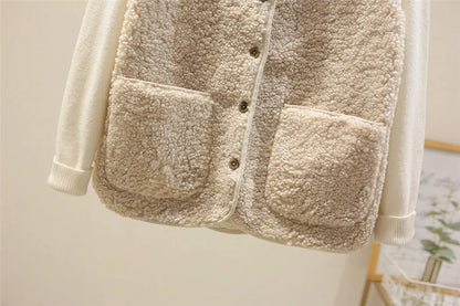 Women Wool Vest Warm Fleece Sleeveless Jacket Coat