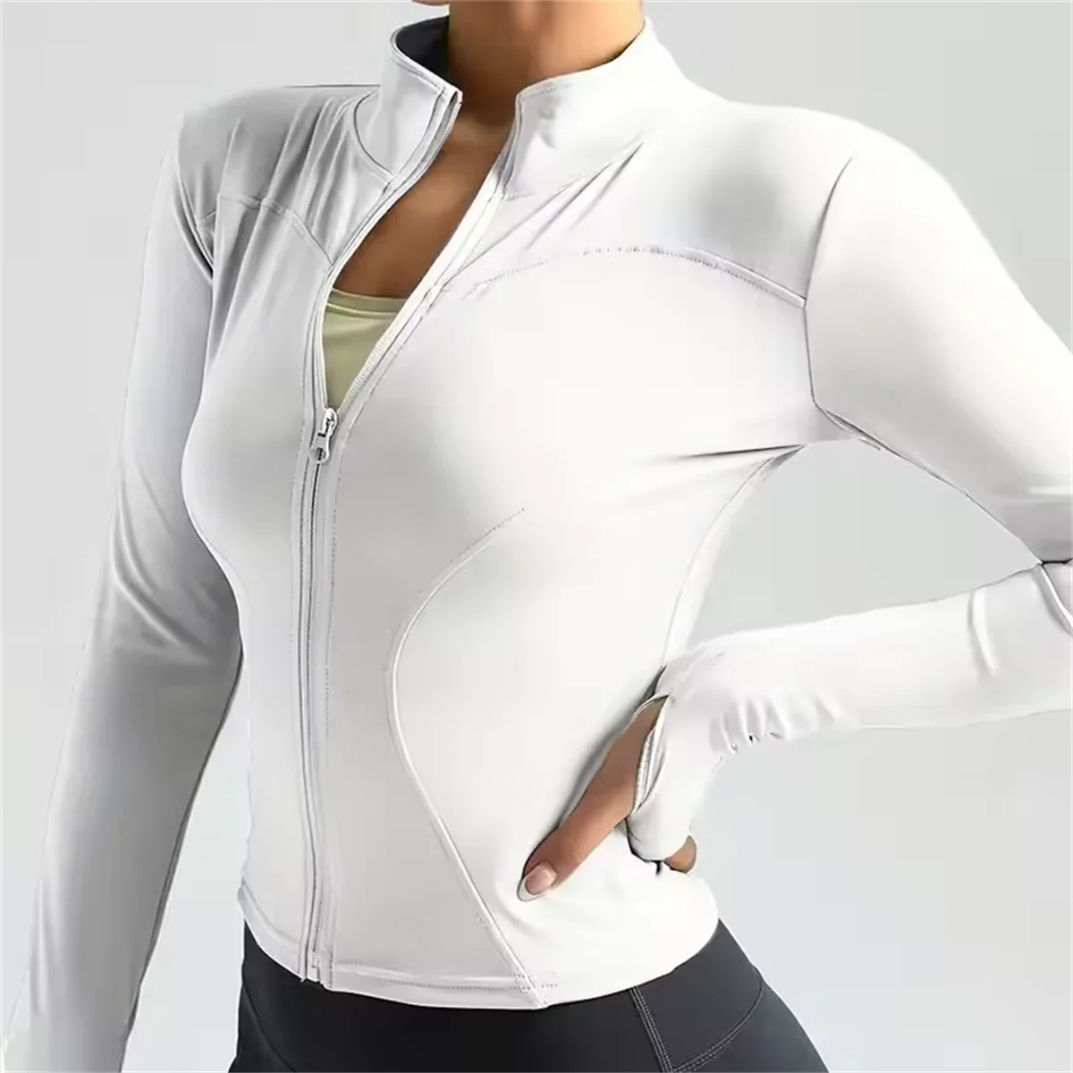Women's Quick-Dry Sports Jacket – Yoga, Running, Fitness Top