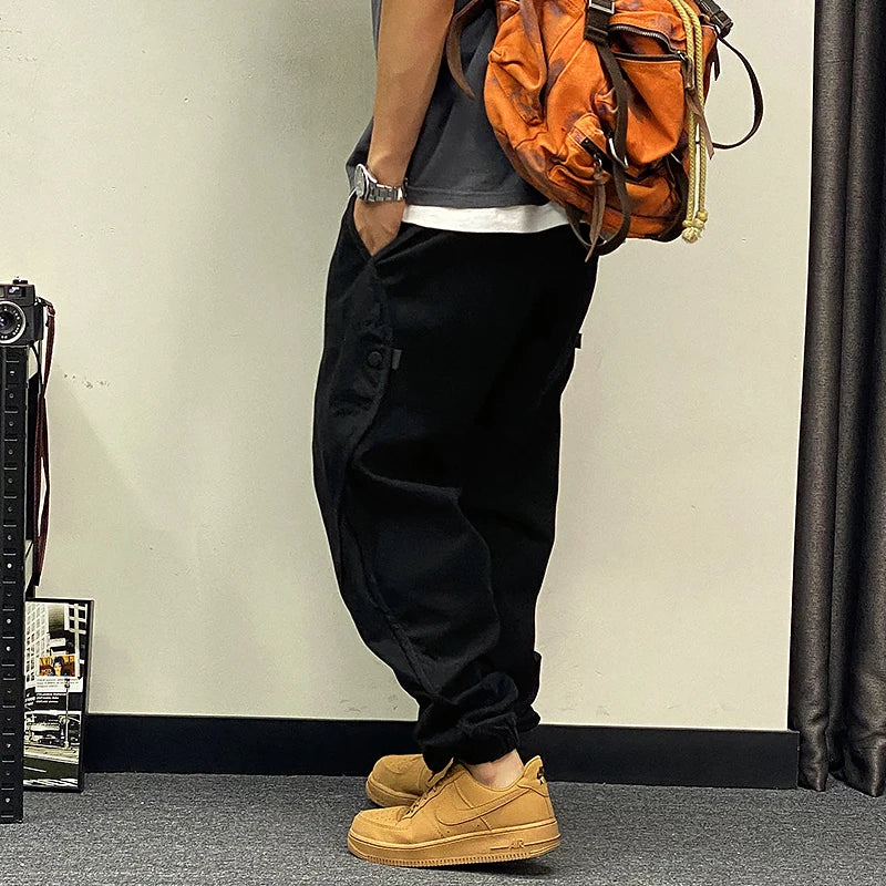 Men’s Oversize Cargo Pants Streetwear Joggers