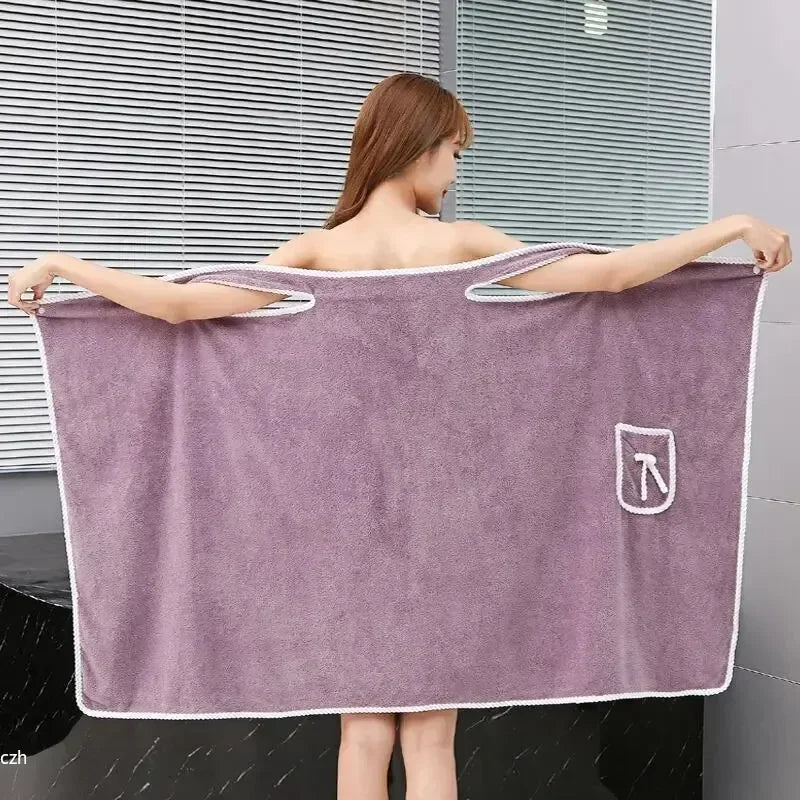Women's Wearable Bath Towel 140x85cm – Fast Dry