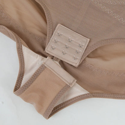 Sexy Cross Waist Bodysuit – Mesh, Breathable, Tummy Control