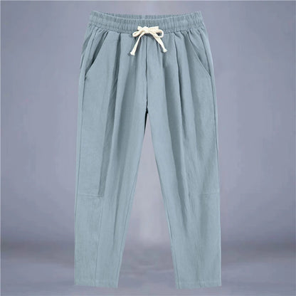 Men's Cotton Linen Casual Street Pants